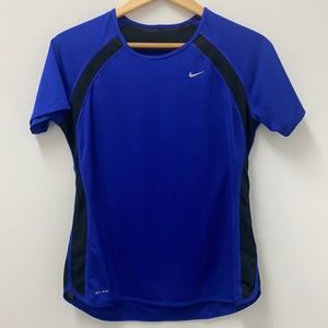Nike Dri-fit blue running work out tshirt top size large women’s
